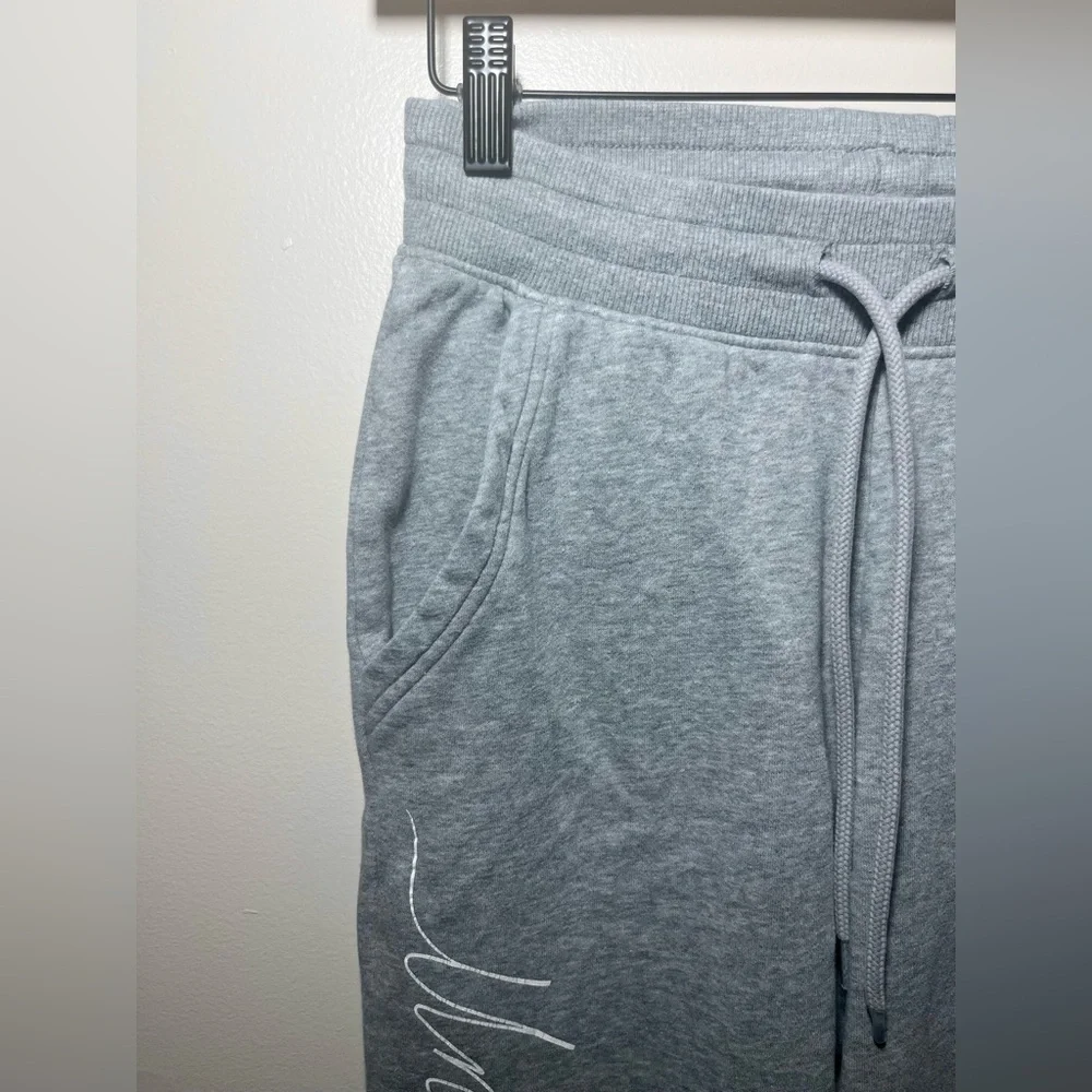 3 for 20‎ UNDER ARMOUR Women’s Gray Logo Print Jogger Tie Front Sweatpants | XS